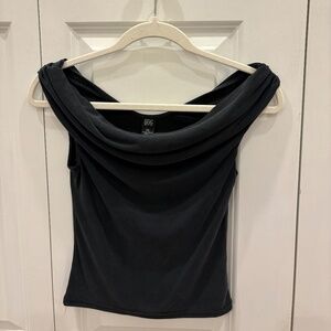 BDG Fia Ruched Off the Shoulder Top